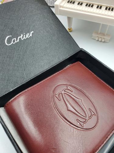 محفظة رجالي كارتير Cartier مصنوعة من الجلد الطبيعي