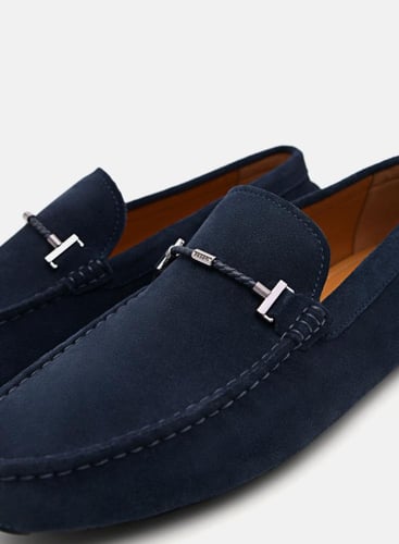 موكاسين رجالي - كحلي مخمل