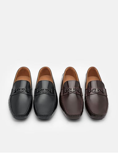 موكاسين رجالي - أسود