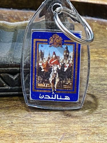 Among the distinguished items; a medal with the Here London matchstick logo
