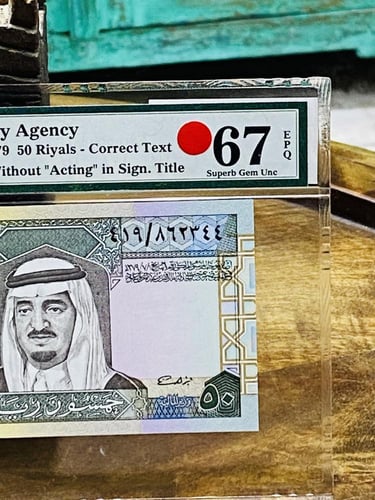من البنود المميزة؛ ٥٠ ريال الملك فهد توقيع العساف...