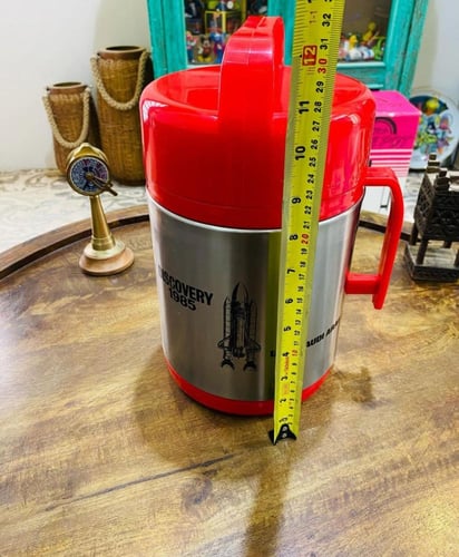 من النوادر؛ حافظة من الاستانلس ستيل والبلاستيك بمن...