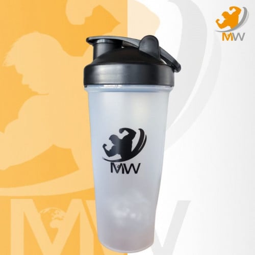 مطارة عالم العضلات شفاف 600 مل