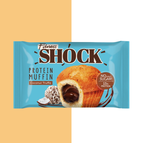 فتنيس شوك بروتين مفن ترافل جوز الهند 50 جرام