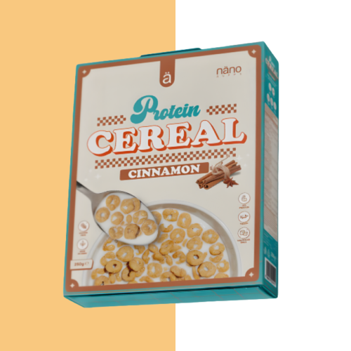 نانو بروتين كورن فليكس بطعم القرفة 250 جرام
