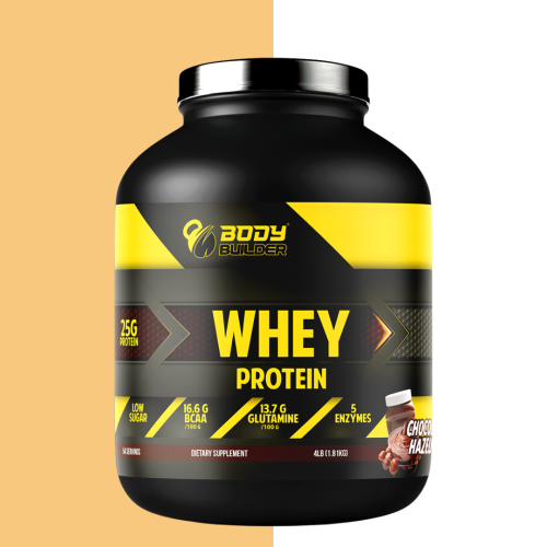 بودي بيلدر واي شوكولاتة بالبندق 4 باوند