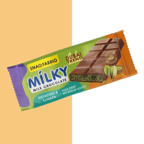 سناك فابرك ميلكي بار كرسبي بستاشيو شوكولاته دبي 55...