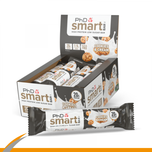 سناك بي اتش دي سمارت كوكيز كريم كرتون 12 حبة PHD S...
