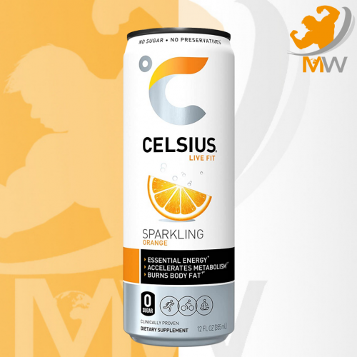 سيلسيوس مكمل قبل التمرين برتقال 355 مل Celsius