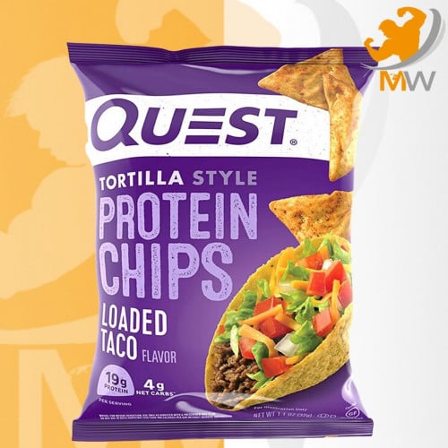 كويست | شيبس تورتيلا كيتو بنكهة التاكو