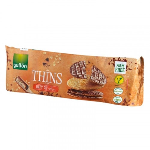 قولن رقائق الشوفان مغطاه بشكولاته الحليب بدون سكر...