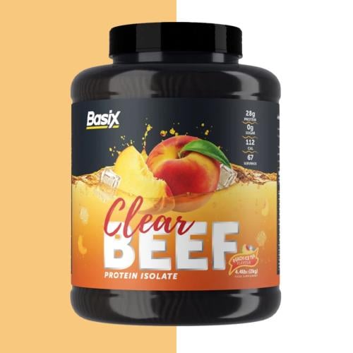 بيسك بروتين اللحم المعزول نكهة ايس تي خوخ 4.4 باون...