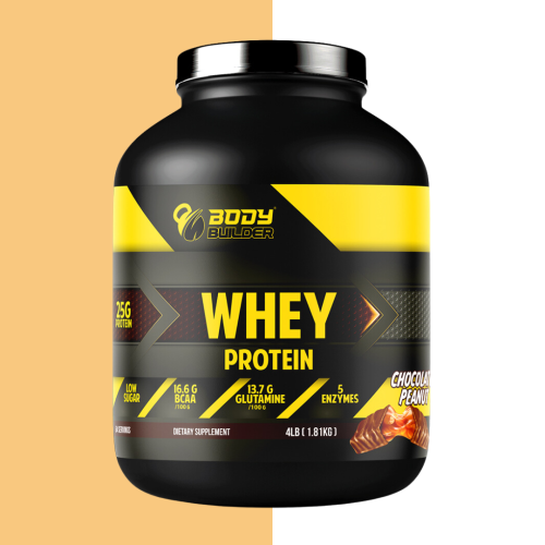 بودي بيلدر واي شوكولاتة بالفول السوداني 4 باوند