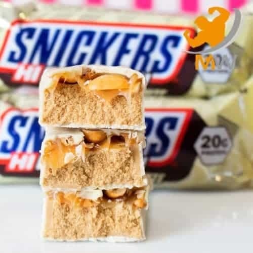 سناك سنيكرس | شوكولاتة بيضاء بالبروتين