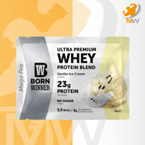 بورن وينر واي بروتين فانيلا حصة واحدة 30 جرام