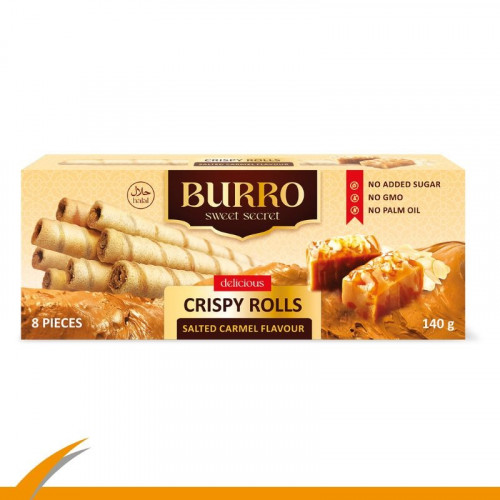 سناك ويفر كراميل مملح خالي من السكر 140 جرام