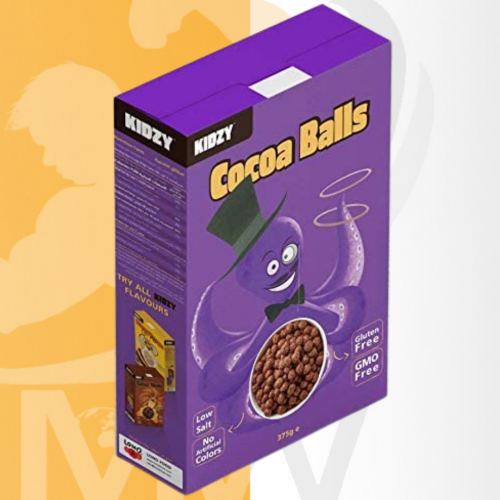 كيدزي كورن فليكس اطفال كرات الشوكولاتة 375 جرام