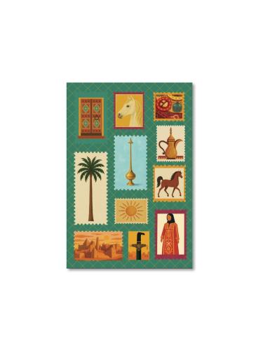 ستيكر طوابع نجدية - Najdi Stamps Sticker
