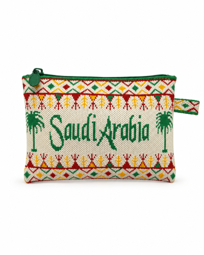 Classic Al-Qatt Al-Asiri Handmade Woven Pouch | Sa...