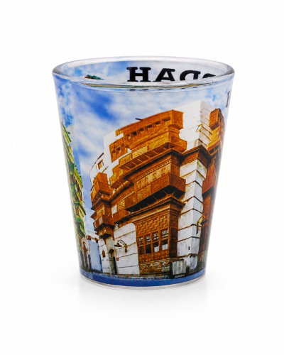 Historic Al-Balad Jeddah Glass Shot Glass | Saudi...