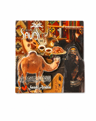 Saudi Heritage & Culture Collage Magnet | Saudi So...