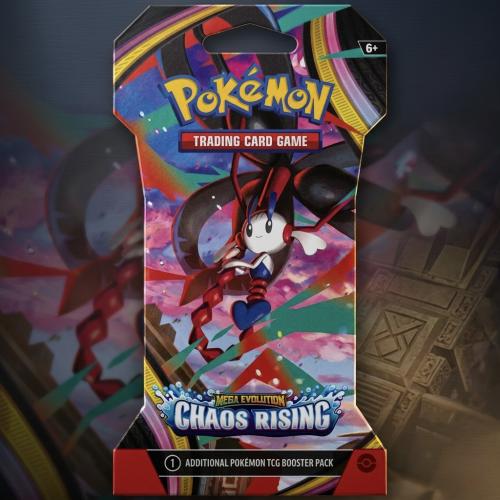 Pokémon Chaos Rising Sleeved Booster Pack | Mega E...