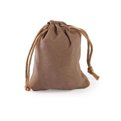 اكياس مخمل بني للهدايا والتوزيعات فاخرة - (12)حبة...