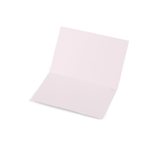 كرت ورقي لون أبيض-(12) حبة | 12.7*8.5 سم