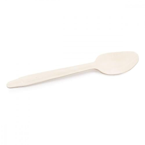 مجموعة (25) ملاعق خشبية - 16.5 سم