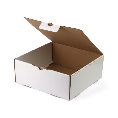 كرتون شحن بـ3 طبقات حماية لون أبيض| 30*30*12 سم