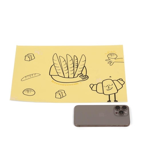 ورق زبدة للساندوتش لون أصفر - (100) حبة | 35*25 سم