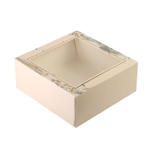 علب ورقية فاخرة للحلويات والفطائر - (12) حبة |25*2...