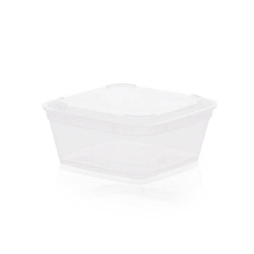 مجموعة (50) علبة بلاستيكة مربعة للصوص - 88 مل