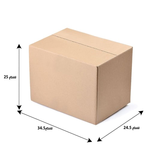 كرتون شحن بني (3) طبقات |34.5*24.5*25 سم