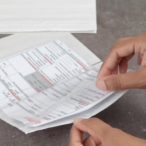 مجموعة (50) ويندو شفاف لاصق للشحن محكم الإغلاق -27...