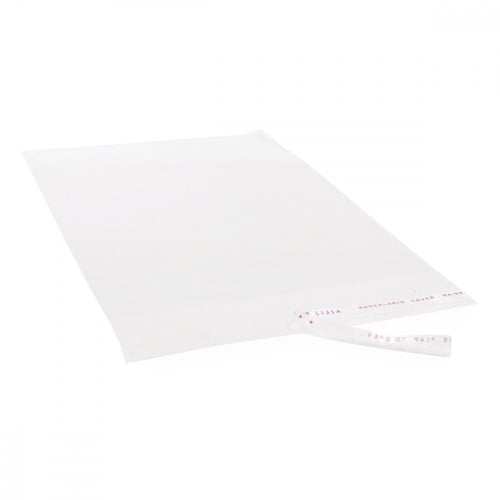 مجموعة (100) كيس شفاف بلاصق - 23*16 سم