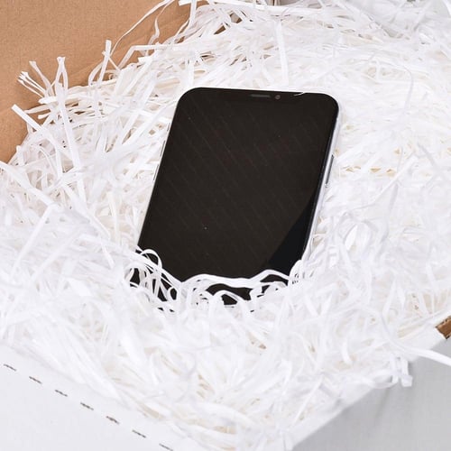 قصاصات ورق بيضاء لتغليف الهدايا والمنتجات - 200 جر...