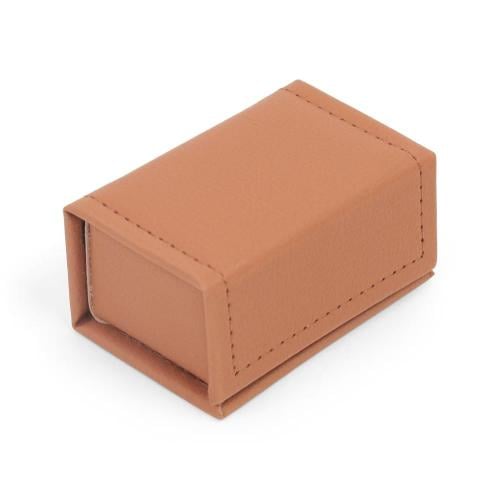 علبة بخور جلد فاخرة لون بني | 8*5*4 سم