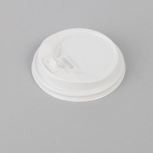 مجموعة (50) غطاء بلاستيك أبيض فاخر لأكواب الورق |...