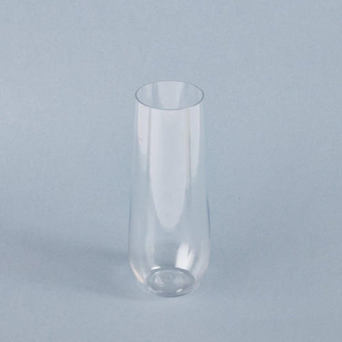 مجموعة (10) كوب بلاستيك شفاف وطويل | 9 انز