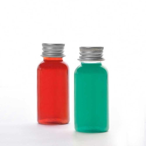 مجموعة (12) علبة بلاستيك شفافة والصوصات بغطاء فضي...