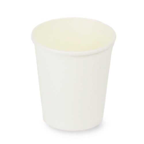 مجموعة (50) كوب ورق أبيض فاخر | 7 انز