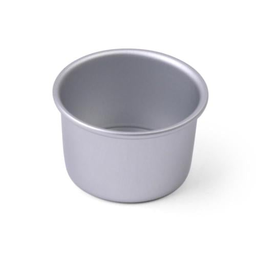 قالب كيك ميني ألمنيوم بقاعدة متحركة لون رصاصي| 2 أ...