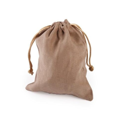 اكياس مخمل بني للهدايا والتوزيعات فاخرة - (12)حبة...