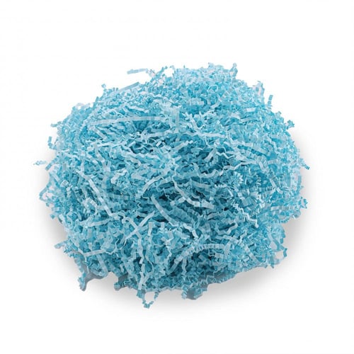 قصاصات ورق أزرق مجعد و مقوي لتغليف الهدايا والمنتج...