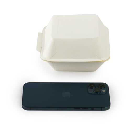 صندوق برجر أبيض- (25) حبة | 14.5*13.6*3.6 سم