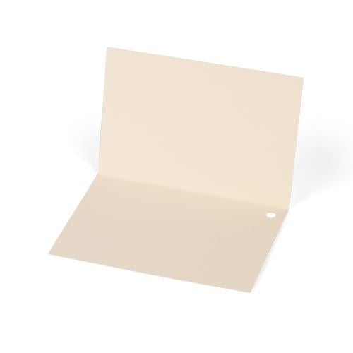 كرت ورقي لون بيج-(12) حبة | 7*10.5 سم