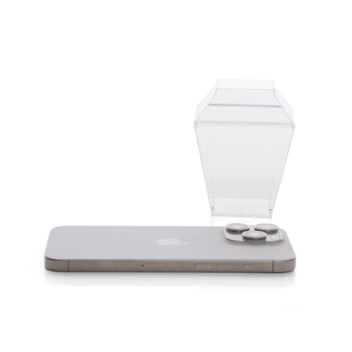 علب بلاستيك هرمية بغطاء شفاف منفصل- (8) حبة| 7 انز