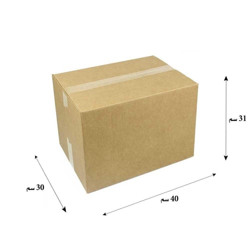 كرتون شحن بني (3) طبقات | 40*31*30 سم