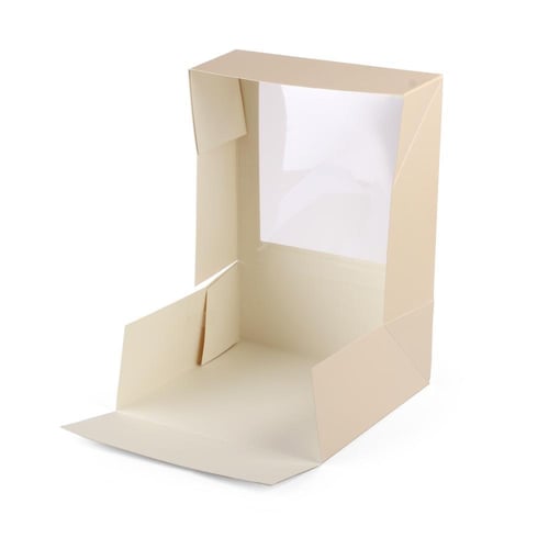 علب ورقية فاخرة للحلويات والفطائر - (12) حبة |25*2...